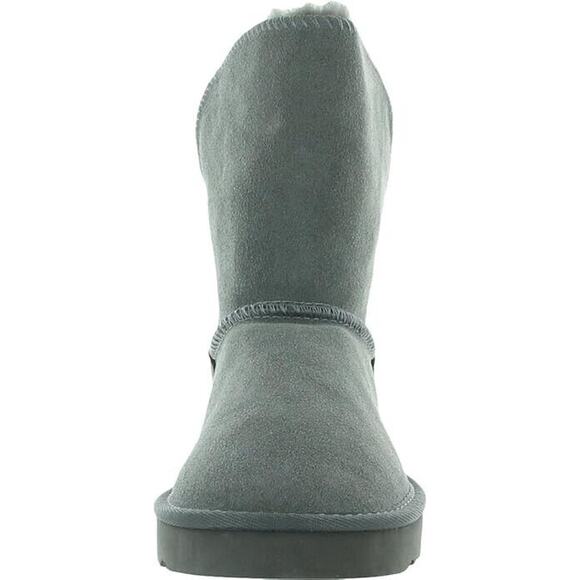 Style & Co. Womens Teenyy Suede Pull On Ankle Boots Gray 7 Medium (B,M) - Picture 3 of 3